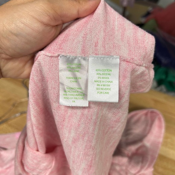 Lilly Pulitzer Fresca Sweater in Coral Reef Tint Space Dye Size Medium - Picture 7 of 10